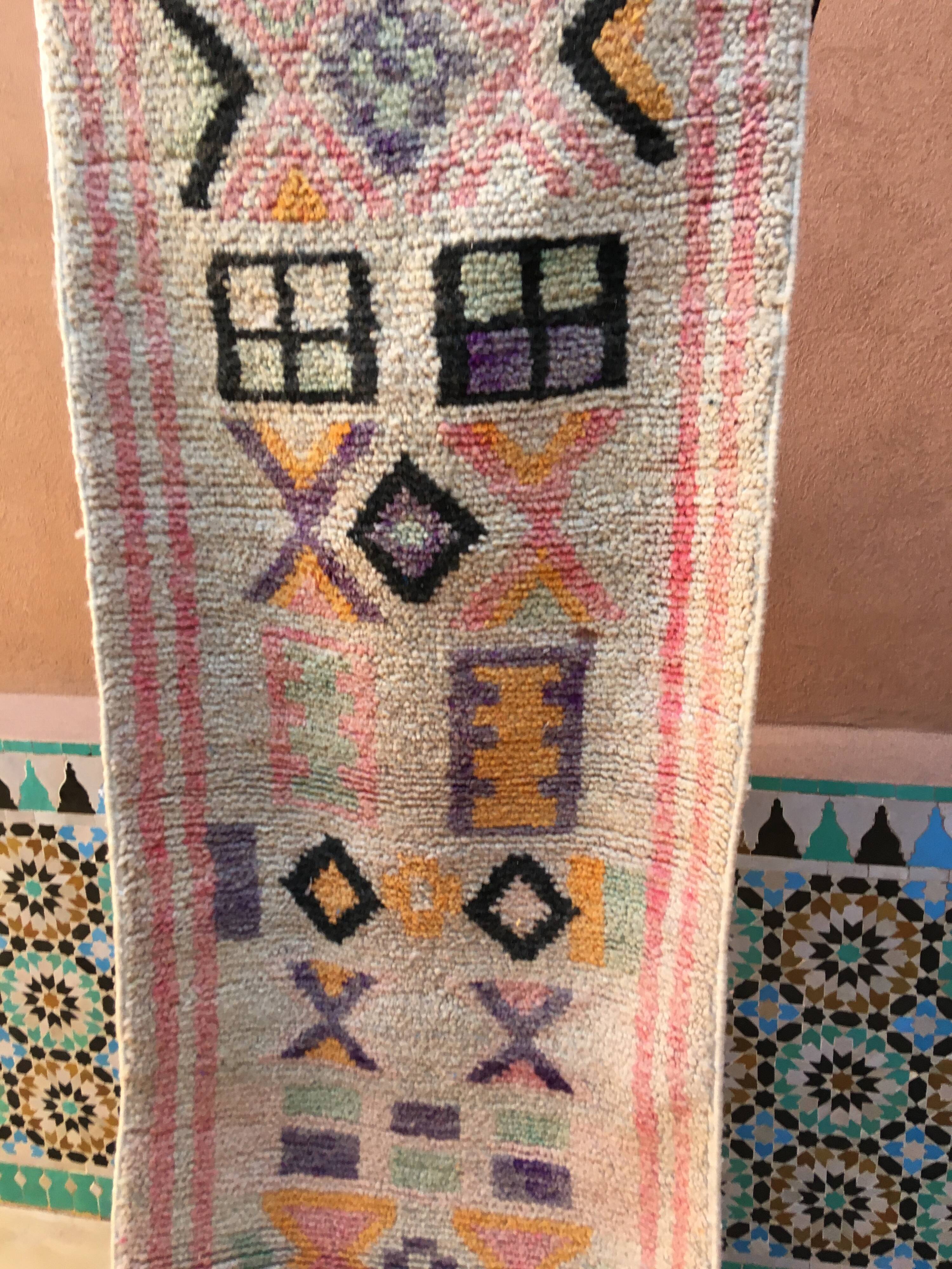 Boujaad Runner Rug 355 x 67 cm
