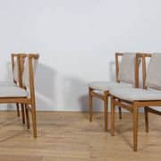 Mid Century Oak Model 171 Dining Chairs from Slagelse Møbelværk, Denmark.