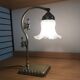 Lamp art nouveau lampshade tulip white