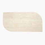 Vintage coffee table in travertine 1970