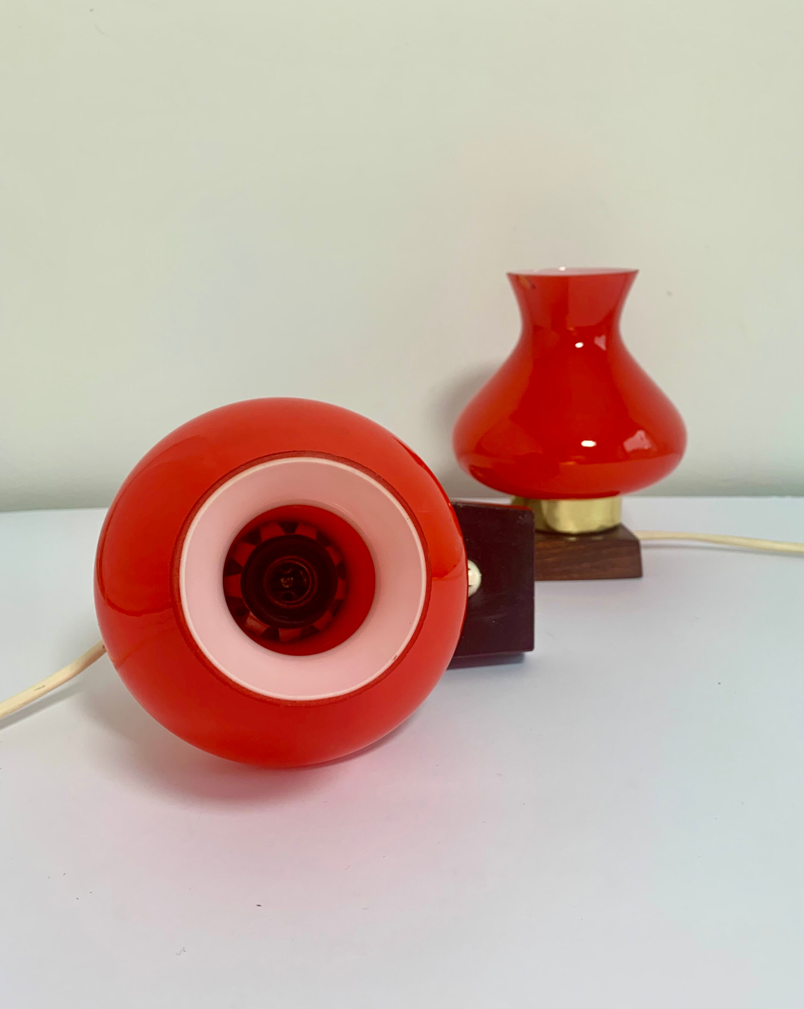 Pair of bedside lamps, Germany, 1960s