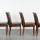 Set of 4 beautiful sheepskin dining chairs with character