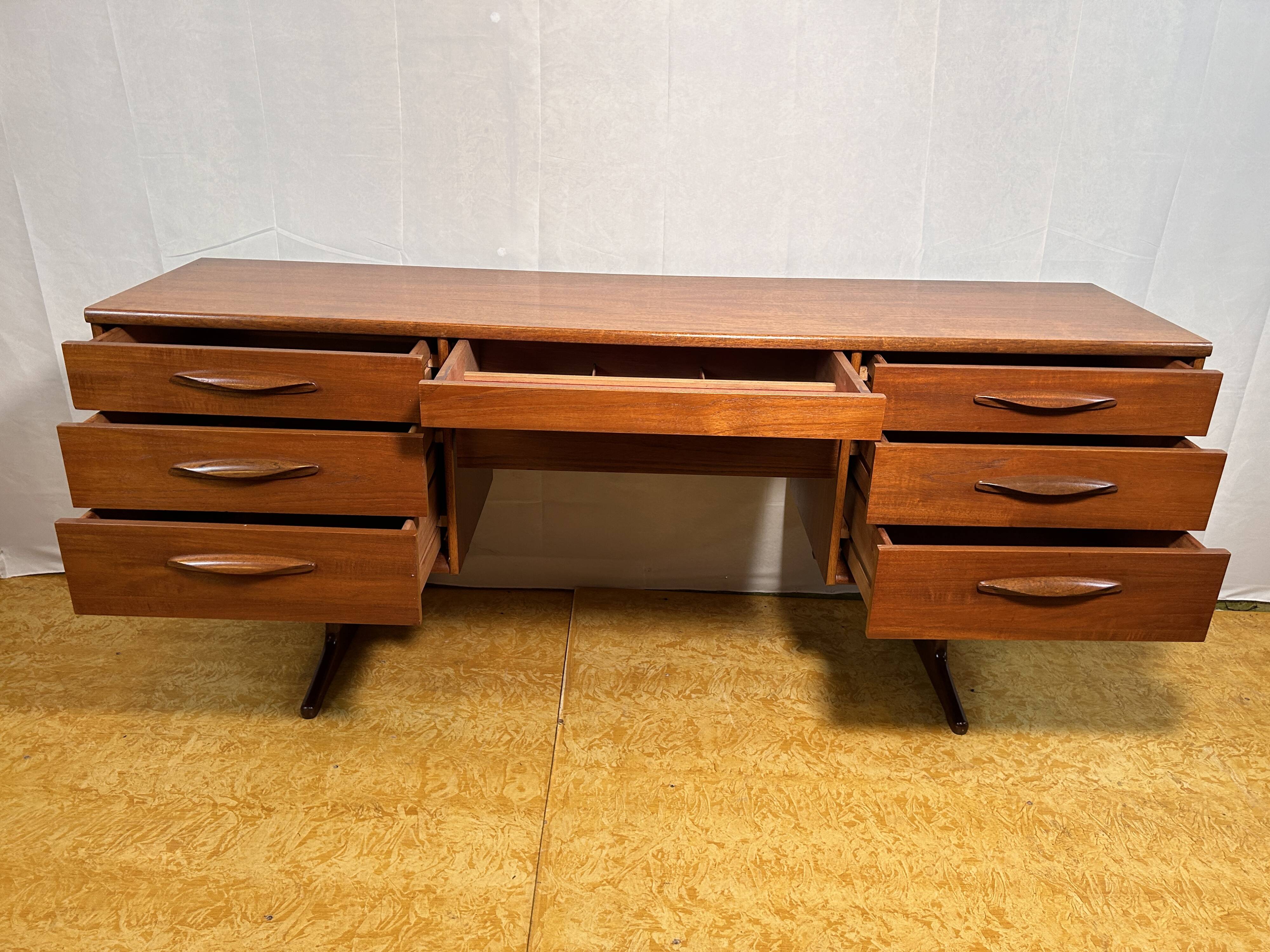 Mid Century Retro Vintage Teak Desk by Austinsuite 1960