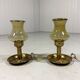Peter Jensen Copenhagen brass candle holders Denmark 1960’s