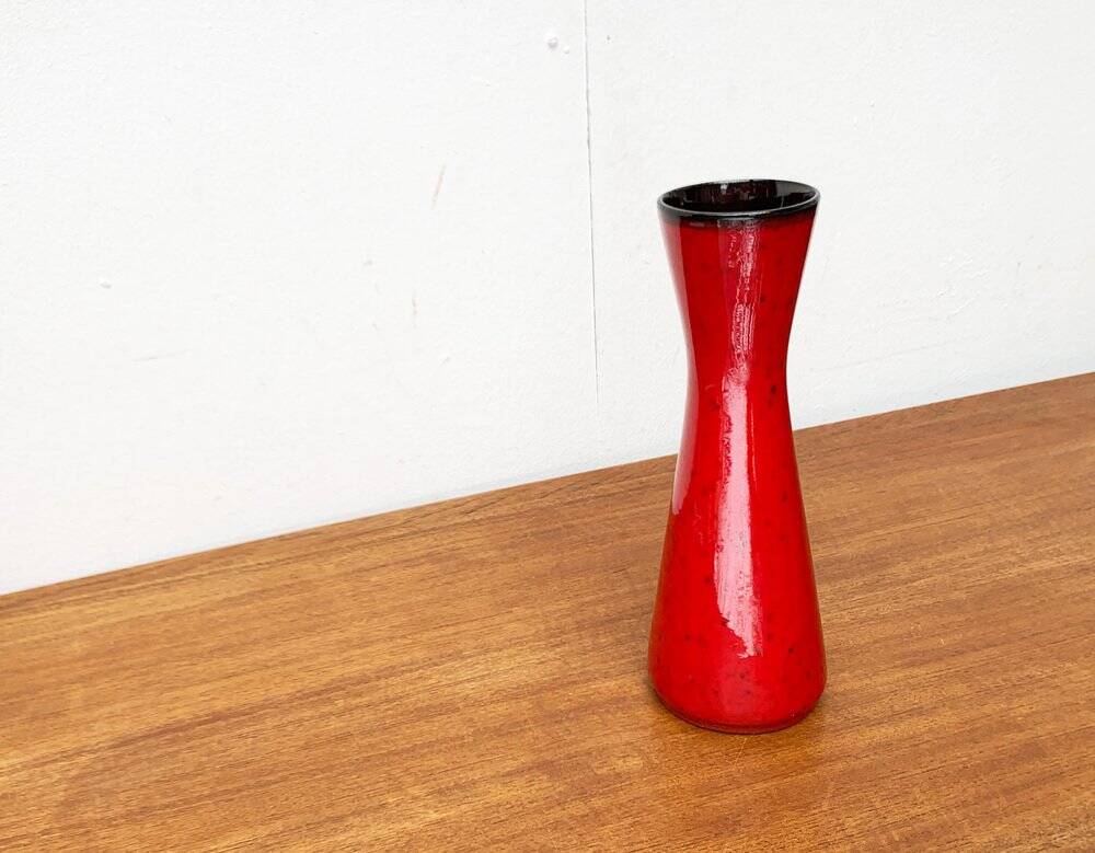 Diabolo Vase in West German Ceramic from the Mid-Century, WGP, by Scheurich, 1960s