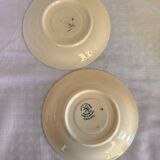 Set of 2 small plates Dutch earthenware Maestricht