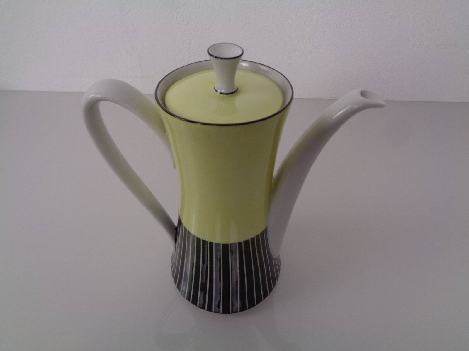 Coffee service for 6 from Vokstedt, Germany, 1950s, set of 17.