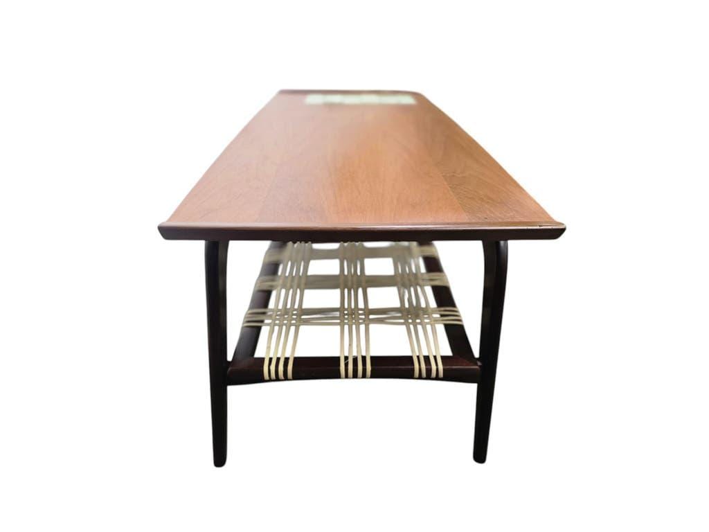 Vintage wooden coffee table 'van Teeffelen Wébé'