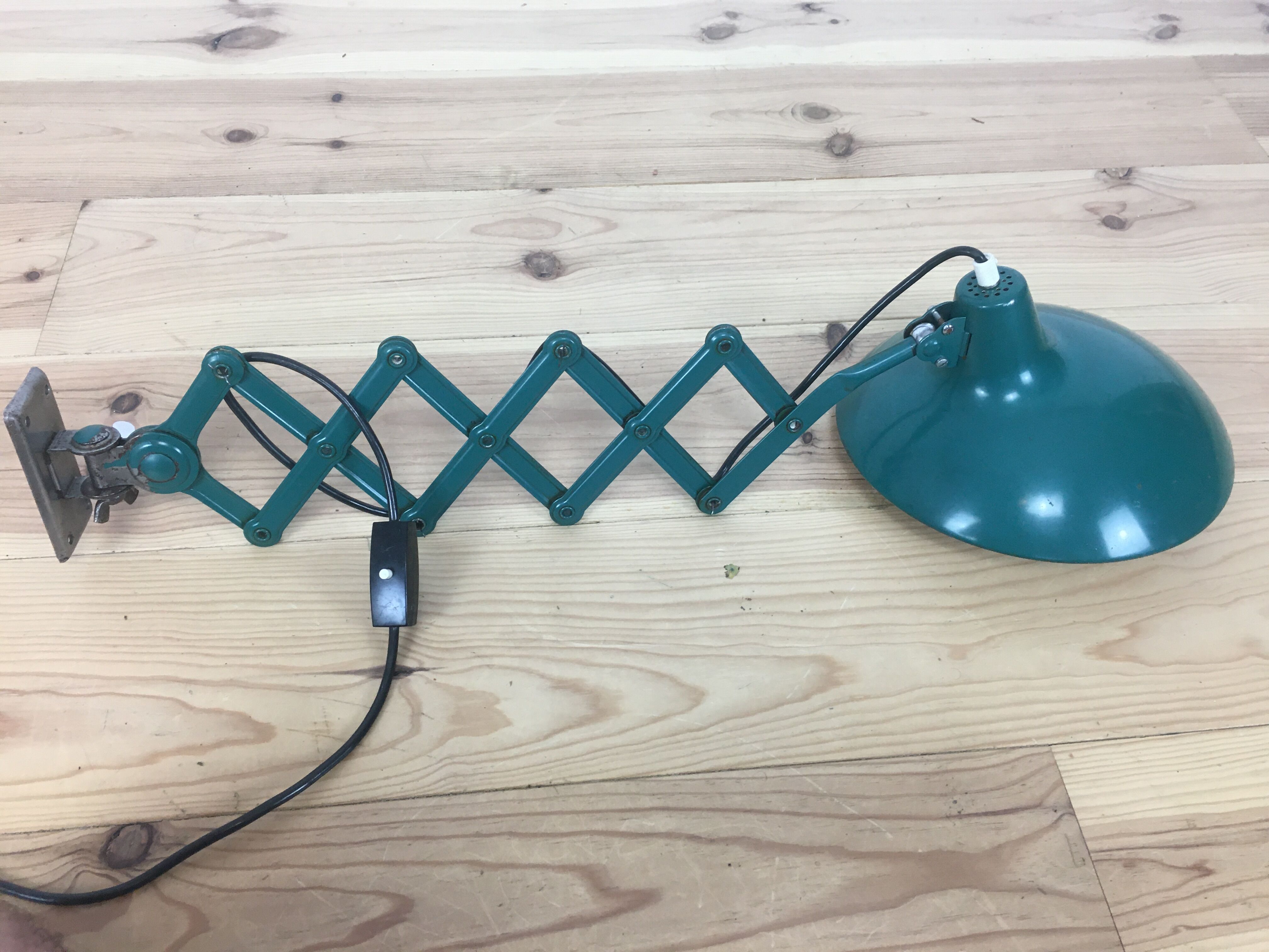 Applique accordéon Kaiser Leuchten industrielle lampe ciseaux