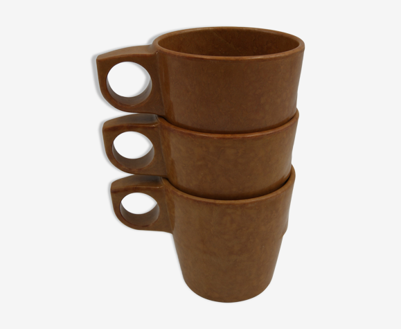 Trio mugs bakélite Us Army vintage