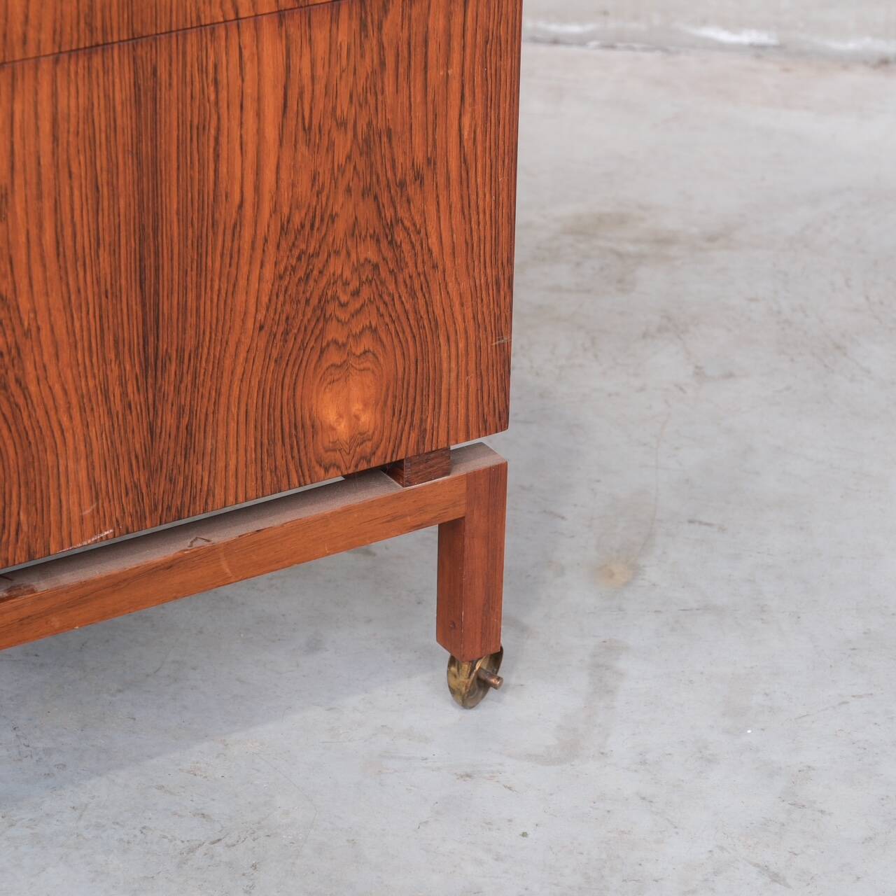 Leif Alring Danish Rosewood Mid-century Bar Cabinet