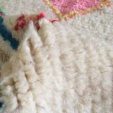 Wool rugs and colorful fabrics 145 x 91 cm