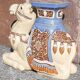 Camel side table in ceramic