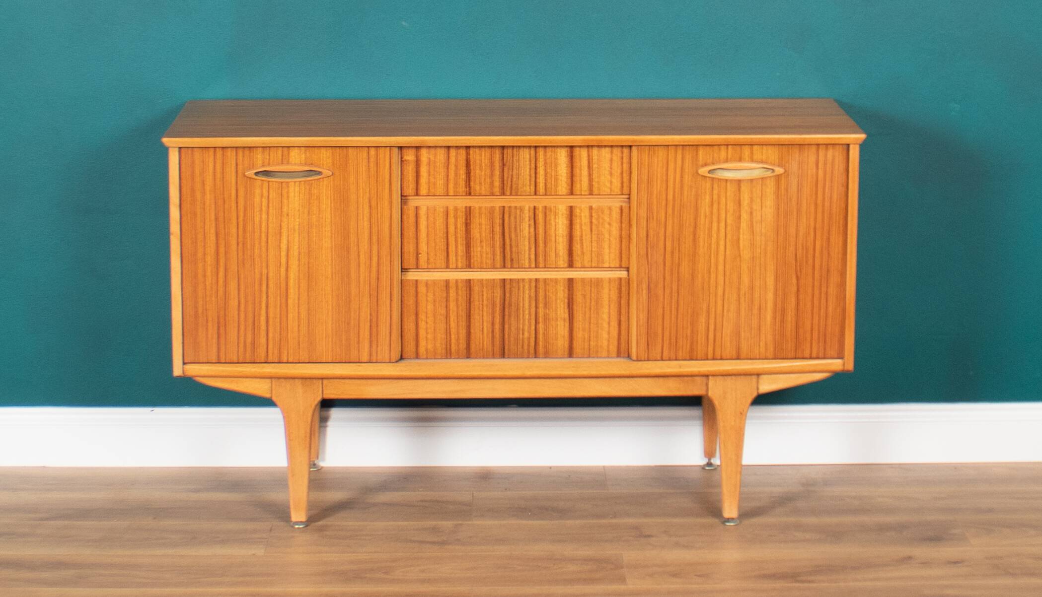 Retro Walnut 1960s Jentique Short Sideboard
