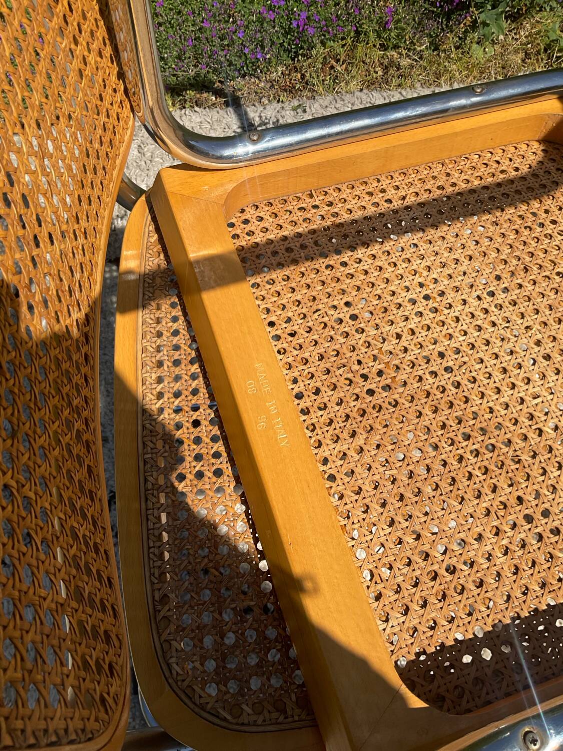 Paire de chaises Marcel Breuer Cesca B32