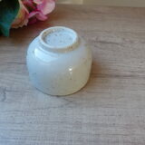 Stoneware teapot set and bohemian style cup bowls vintage from the 1970s