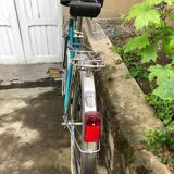 Vintage bike blue green woman brand Peugeot 70s