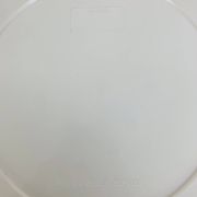 Miroir space age cerclage blanc années 70