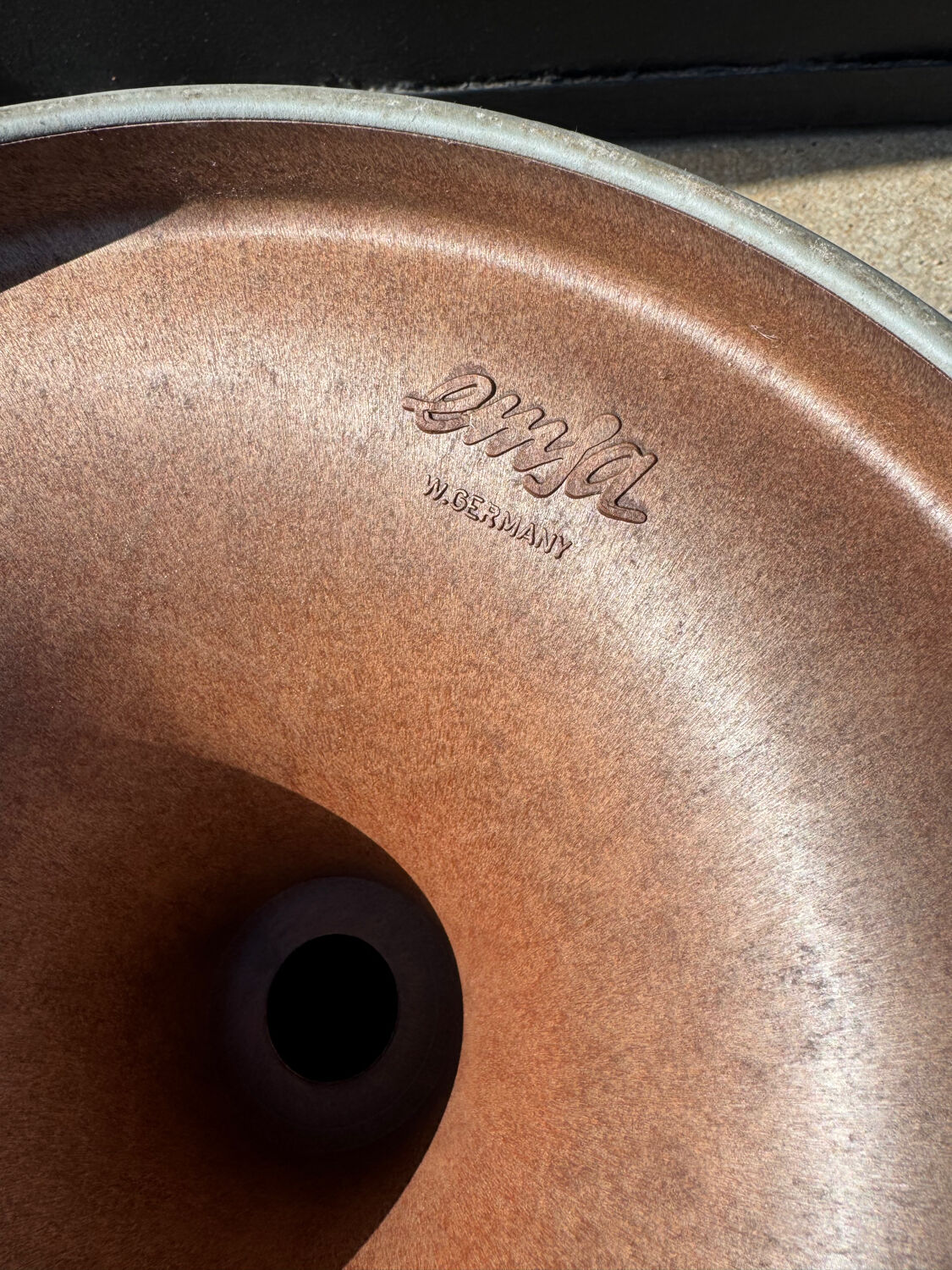 Brown stool Emsa Germany 1970s