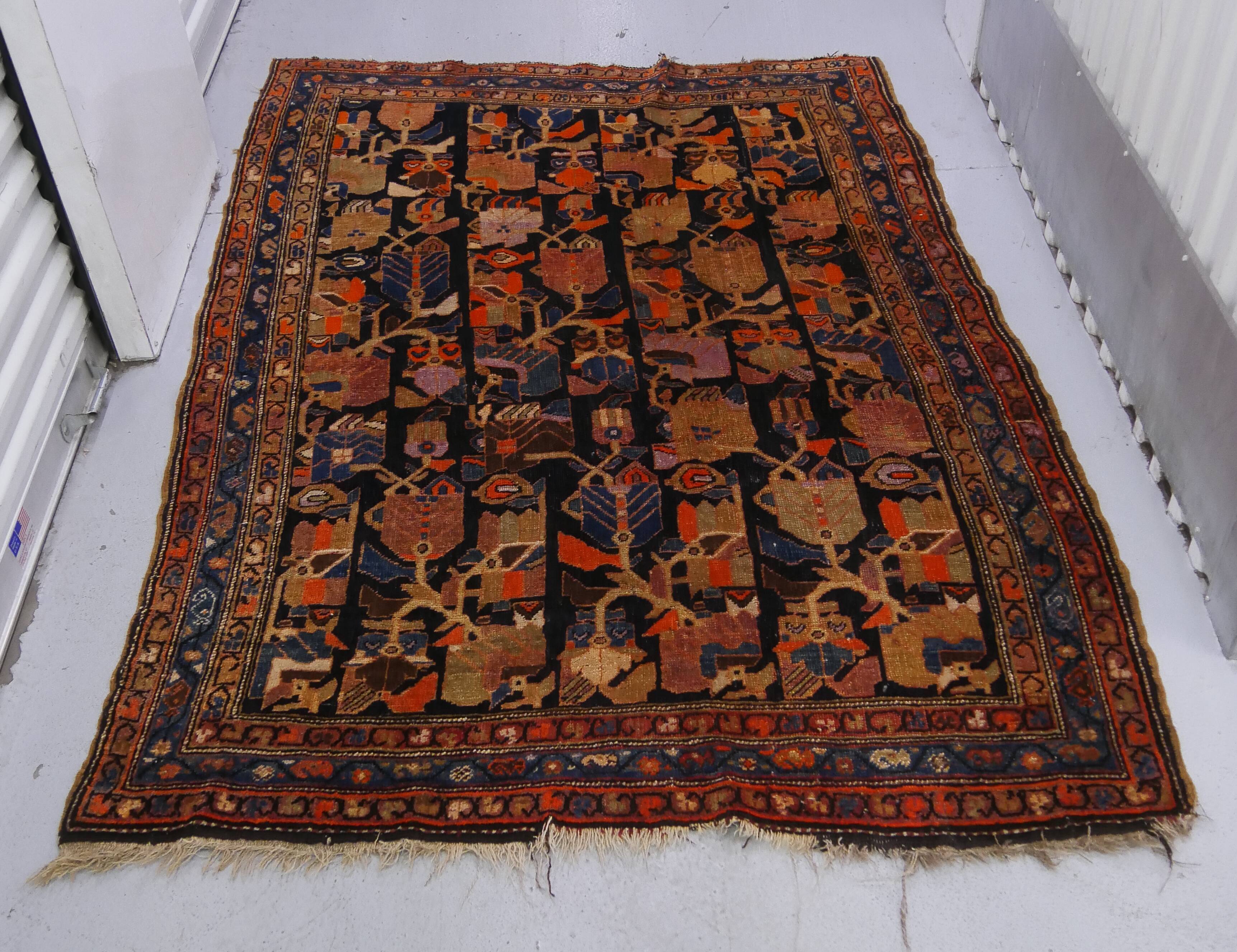 old persian bidjar carpet 182 x132 cm