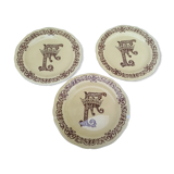 Gien porcelain plates