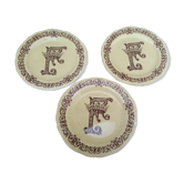 Gien porcelain plates