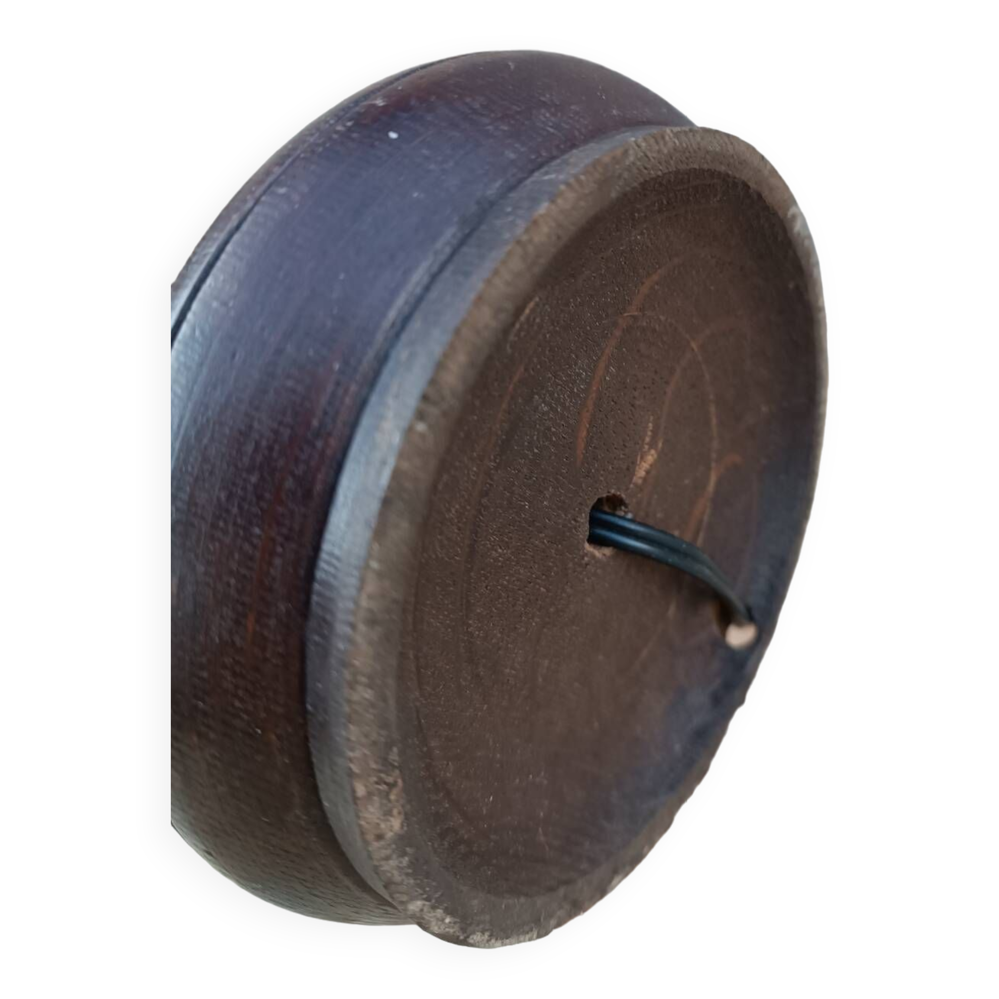 Turned wooden lamp 1950