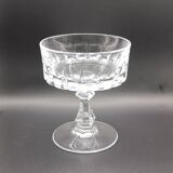 5 small antique crystal cups
