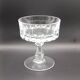 5 small antique crystal cups