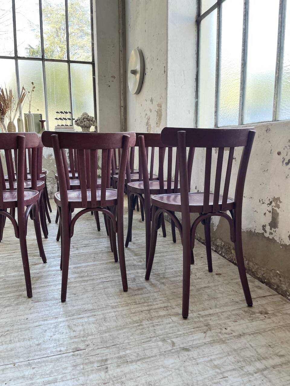 Set of 13 Japy bistro chairs, 1940