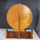 Art Deco vanity with stool, walnut, Czechoslovakia, 1930s