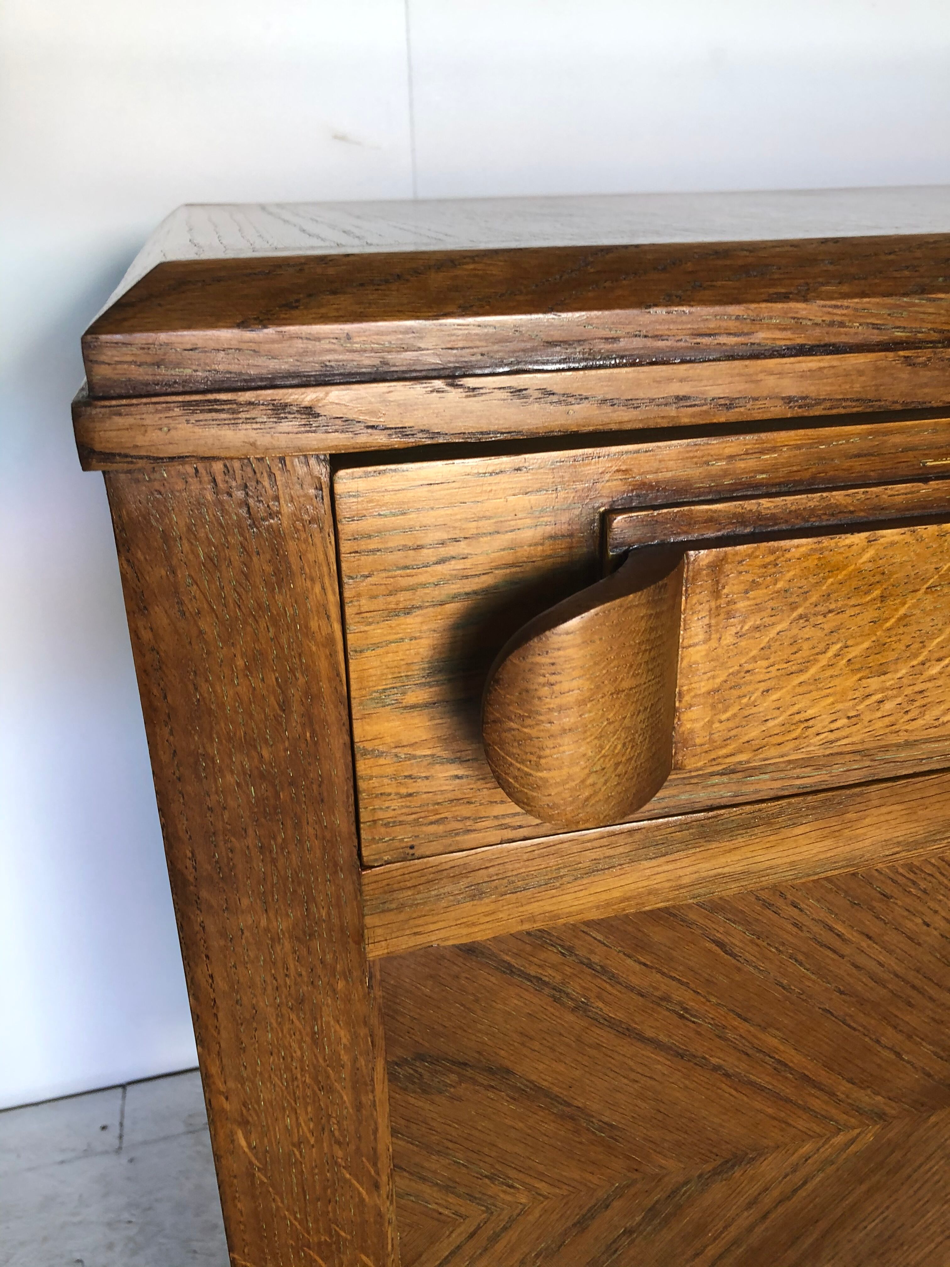 Art deco period neo-classical style writing desk, France 1940