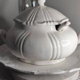White porcelain soup tureen