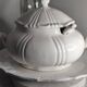 White porcelain soup tureen