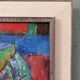 Mid-Century Modern Swedish "Fish & Fruit" Vintage Still Life Oil Painting, Framed
