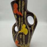 Vase Poet Laval model Venus décor seventies