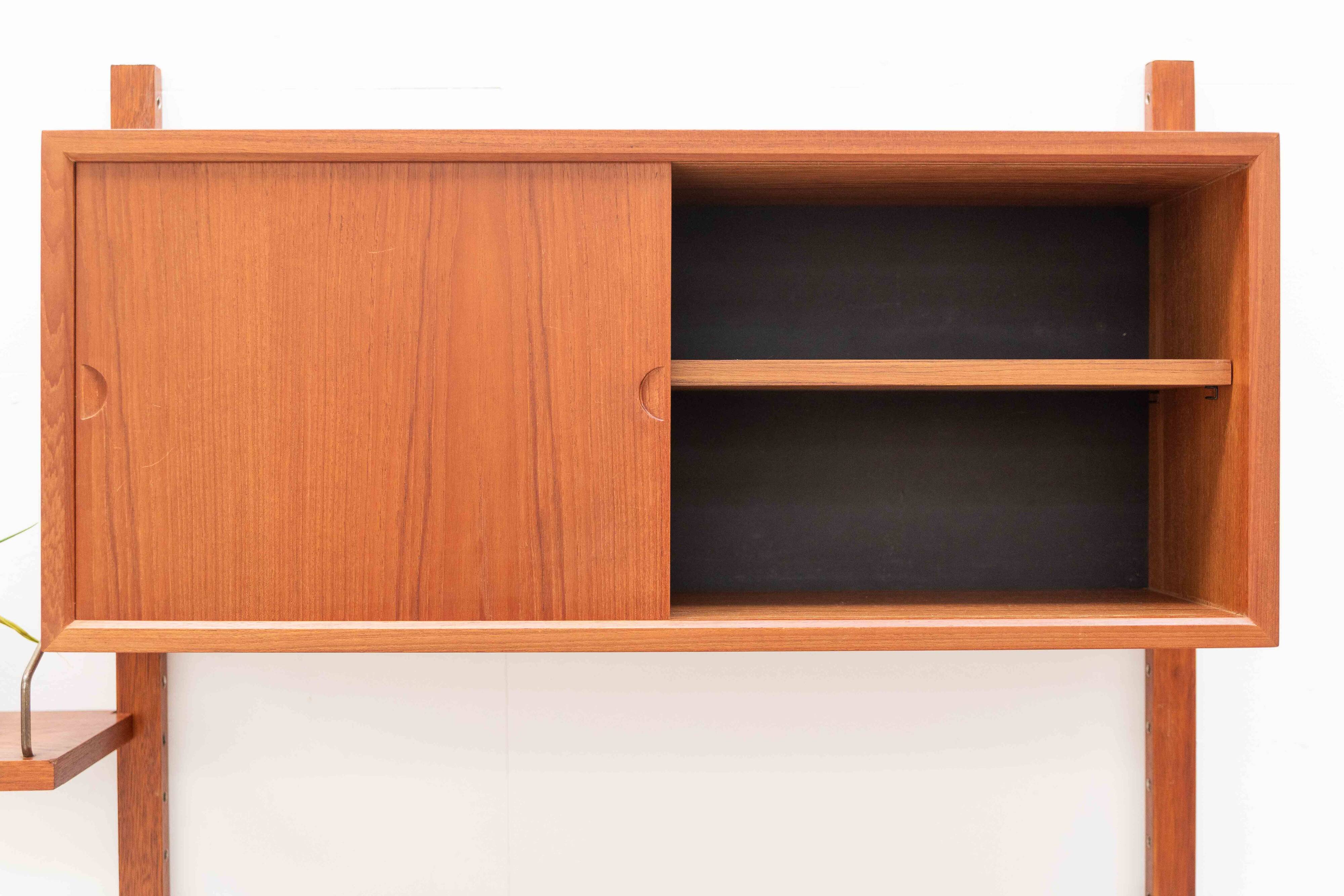 3-bay Cado wall unit by Poul Cadovius