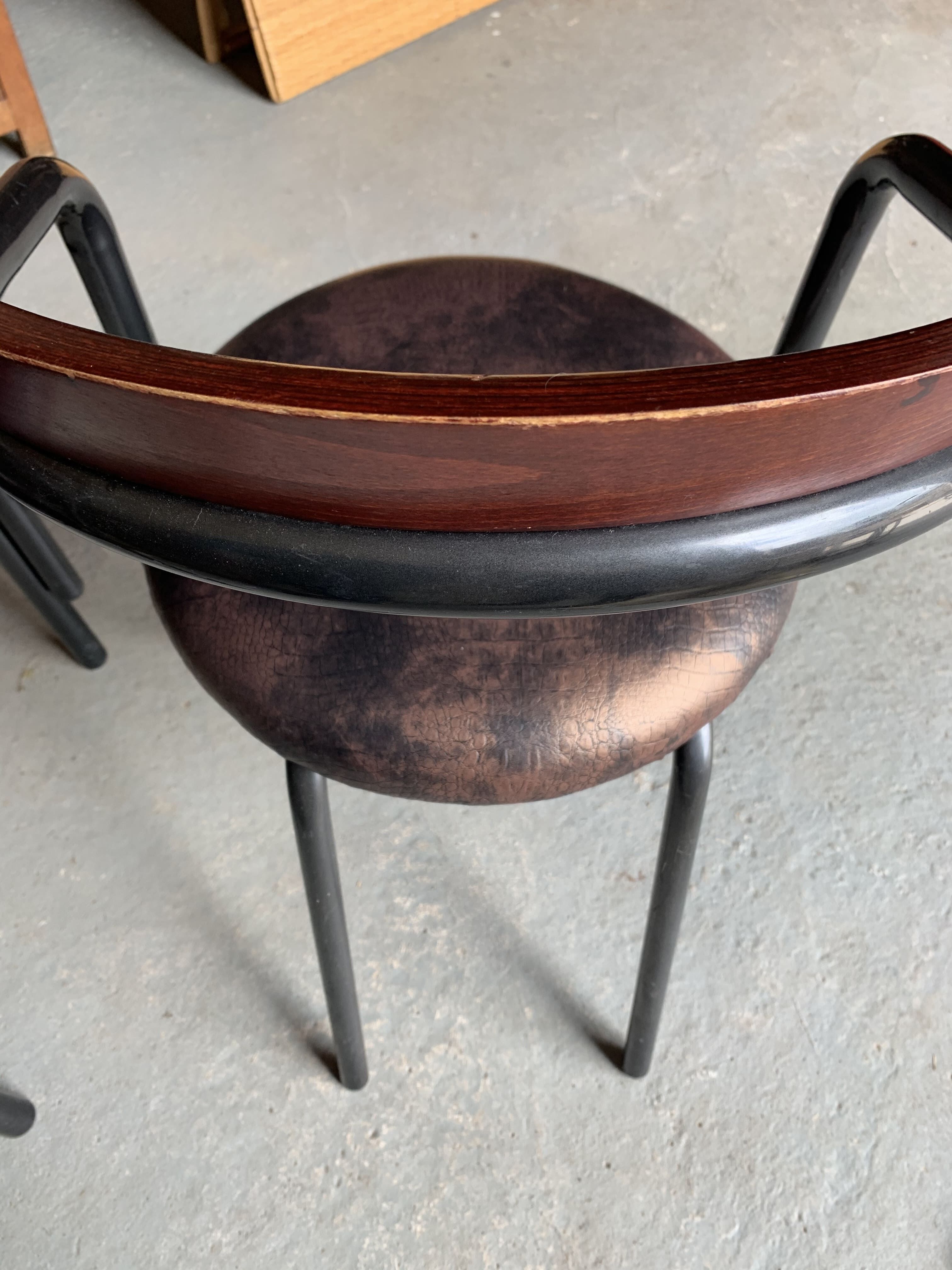 Set of 4 Stif armchairs