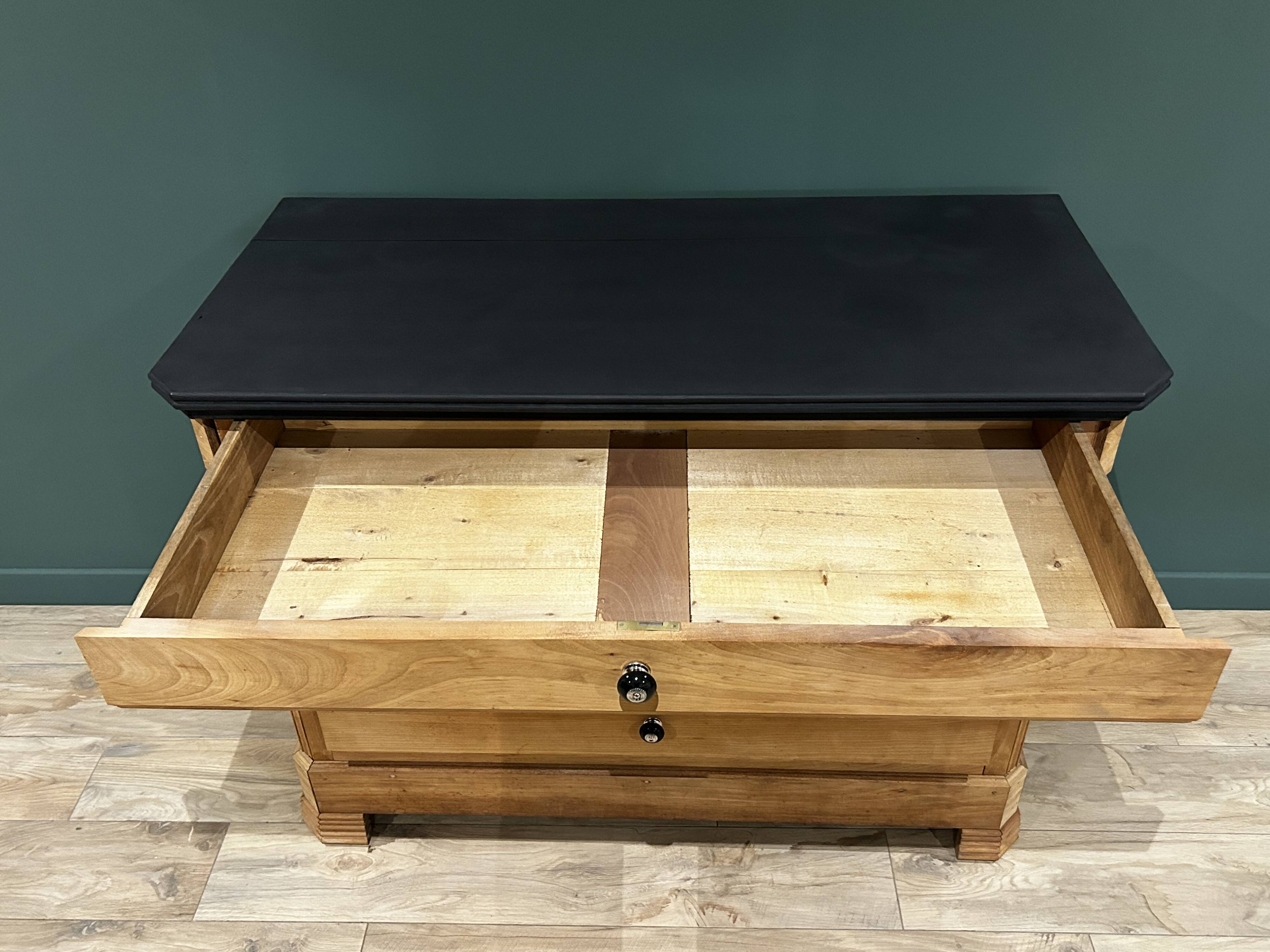 Louis Philippe solid wood chest of drawers