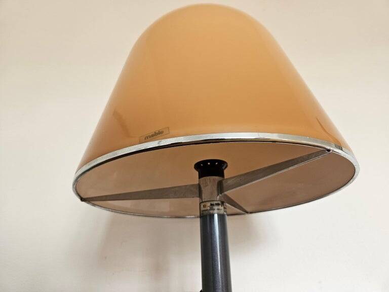 Midcentury Large Table Lamp KUALA for Meblo, Franco Bresciani, Italy, 1970s
