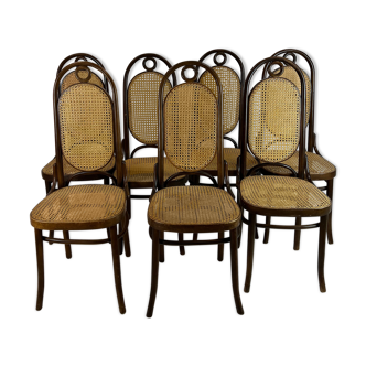 7 chairs Thonet n°17