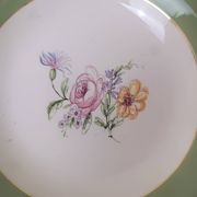Shallow dish Lunéville flowers