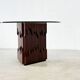 Luciano Frigerio sculptural wooden Barium dining table