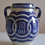 Large vase from the Serghini workshop, ancient Moroccan ceramics, first half of the 20th century.