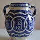 Large vase from the Serghini workshop, ancient Moroccan ceramics, first half of the 20th century.