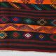 Rug For Hallway Orange Kilim Runner Rug, 119x371Cm