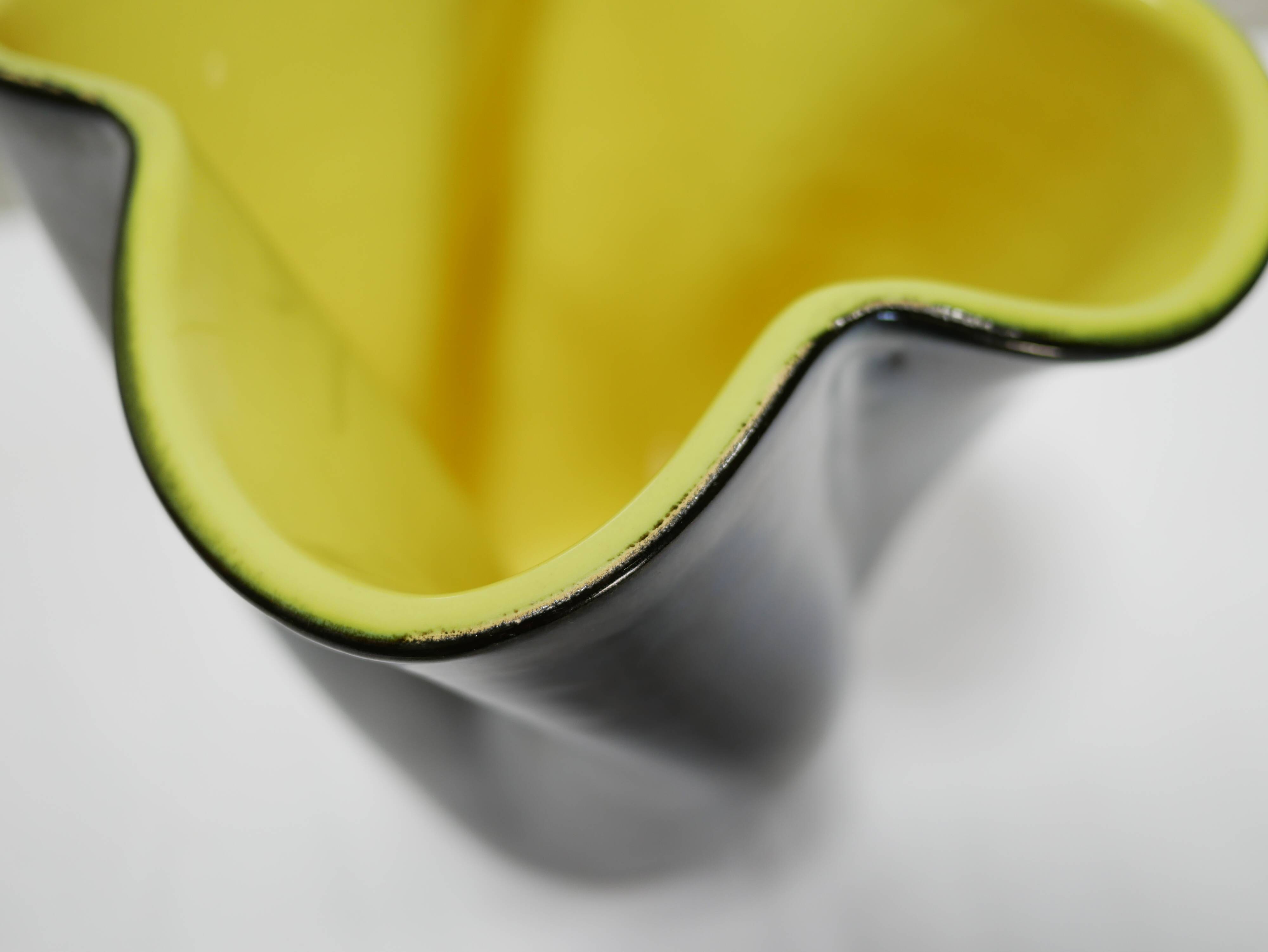 Vintage ceramic vase by Elchinger