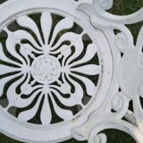Cast aluminum garden furniture