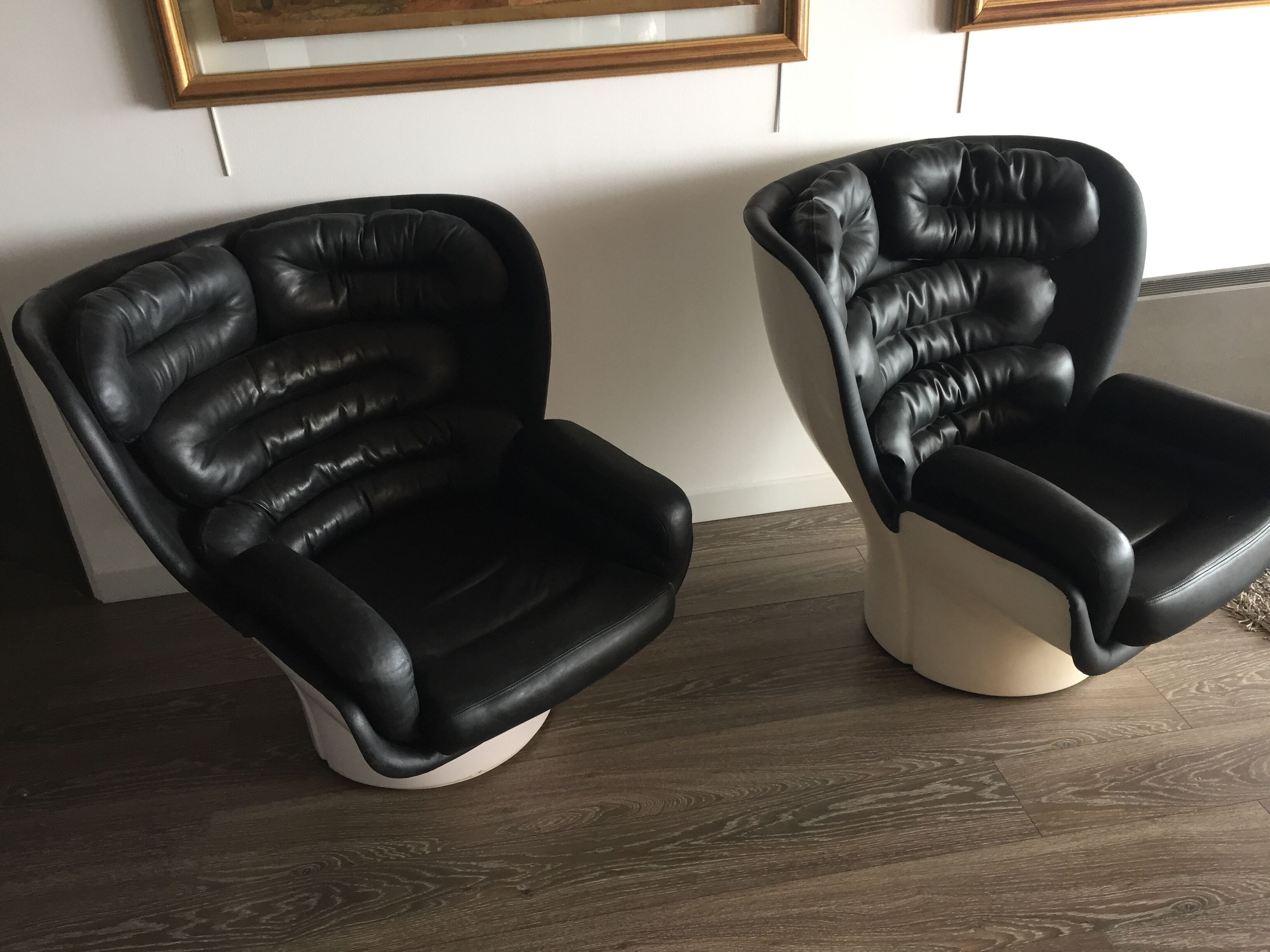 Fauteuils Elda Joe Colombo