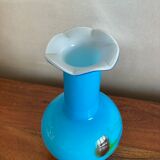 Soliflore collar vase in colored glass